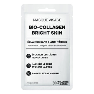 MASQUE BIO-COLLAGEN BRIGHT SKIN - ÉCLAIRCISSANT & ANTI-TACHES - KOREAN COSMETIC RESEARCH