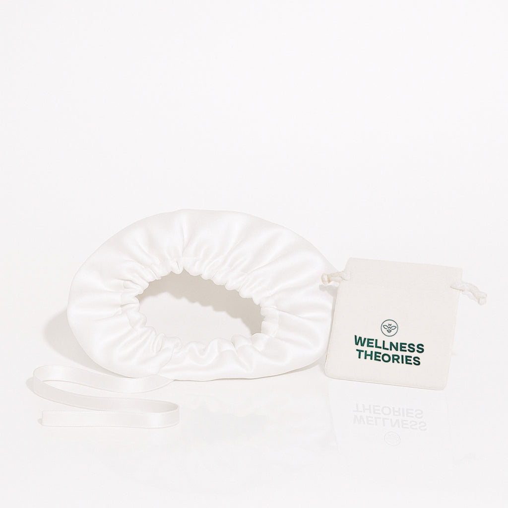 Bonnet de Nuit en Soie de Mûrier 22 Mommes ivoire – Luxe & Soin Beauté – Protège les Cheveux, Préserve l’Hydratation et Évite les Frisottis