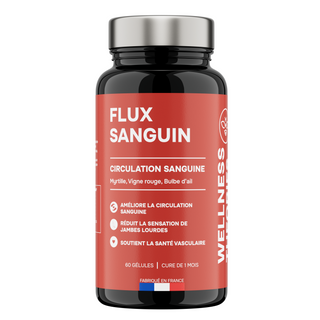 FLUX SANGUIN – Circulation, Microcirculation & Jambes Légères– 60 Gélules