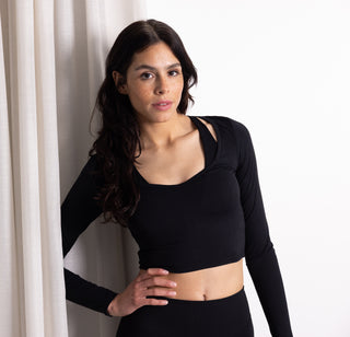 WELLNESS THEORIES – TOP MANCHES LONGUES ALMA NOIR