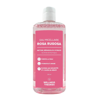 EAU MICELLAIRE ROSA RUGOSA 300 ML - NETTOIE, DÉMAQUILLE & HYDRATE - KOREAN COSMETIC RESEARCH