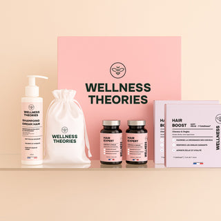 BOX Cheveux HAIR EXPERT – Force, Pousse & Hydratation: Compléments Capillaires + Shampoing Expert Pour Cheveux Sublimés de l’Intérieur et de l’Extérieur – Résultats Visibles Dès 3 Semaines – Made in France