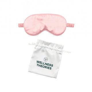 Masque de Nuit en Soie 19 mm rose – 100 % Soie de Mûrier – Soin du Regard & Sommeil Réparateur – Douceur, Opacité & Confort Absolu