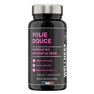 Folie Douce | Formule Bio Booster de Désir – 60 gélules - Made in France
