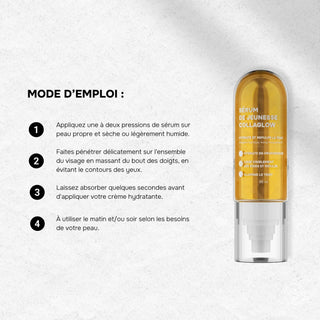 SÉRUM DE JEUNESSE COLLAGLOW - HYDRATE & REPULPE LA PEAU - KOREAN COSMETIC RESEARCH