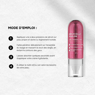 SÉRUM ÉCLAT NIAGLOW - LISSE ET UNIFORMISE LE TEINT- KOREAN COSMETIC RESEARCH