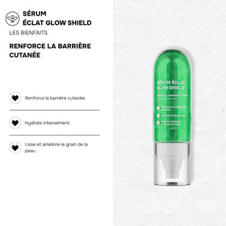 SÉRUM ÉCLAT GLOW SHIELD- PROTÈGE ET ILLUMINE LA PEAU - KOREAN COSMETIC RESEARCH