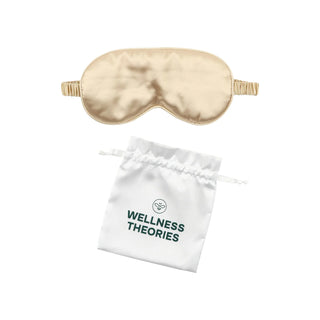 Rituel Nuit en Soie Champagne – Bonnet, Masque et Scrunchies