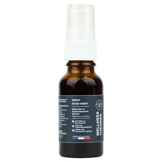 SPRAY BUCCAL GOOD NIGHT – Endormissement Rapide & Sommeil Naturel – Mélatonine, Valériane & Mélisse – Format Nomade – Cure 10 à 30 Jours – Made in France