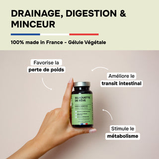 BOX Slim & Detox – Détox Minceur In & Out Complément Drainant + Gel Silhouette Raffermissant – Pour Un Ventre Plus Plat, Une Peau Plus Lisse & Une Légèreté Retrouvée – Made in France
