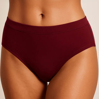 HARMONIA Bordeaux – Culotte menstruelle lavable - confortable, absorbante et discrète