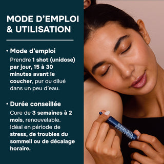 GOOD NIGHT – Shot Sommeil Goût Fraise – Plantes Apaisantes – Nuit Réparatrice – Unidoses Buvables – Made in France