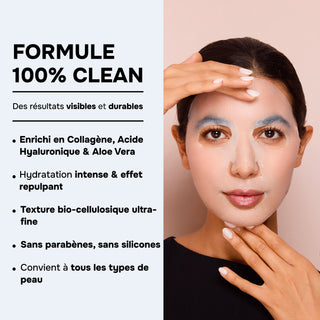 RITUEL GLOW UP – 10 MASQUES VISAGE (COLLAGÈNE EXPERT & ÉCLAT) + 4 SÉRUMS – HYDRATATION, FERMETÉ & LUMIÈRE DU TEINT