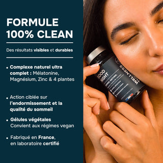 GOOD NIGHT – Sommeil Réparateur – 60 Gélules – Cure de 1 Mois – Made in France