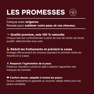 PACK 4 x TAIES D’OREILLER EN SOIE DE MÛRIER 22MM PRUNE – 100% Naturelle – Anti-Rides, Préserve l’Hydratation & Limite la Casse des Cheveux – Luxe & Confort Nocturne