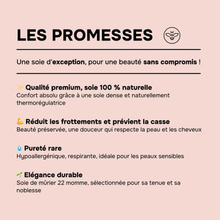 Set de Lit Complet Luxe Rose – Housse de Couette, Drap Plat & 2 Taies – Soie de Mûrier 100% Naturelle 22 Mommes – Confort Royal - Peau & Cheveux Sublimés