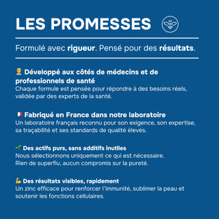 GLUCONATE DE ZINC – Contribue au Bon Fonctionnement du Système Immunitaire, au Maintien d’une Peau Normale – 60 Gélules – Made in France