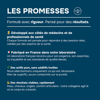 EXPERT COLLAGÈNE MARIN – Types I & II avec Acide Hyaluronique & Vitamine C – Peau, Cheveux, Ongles & Articulation – 120 gélules – Made in France