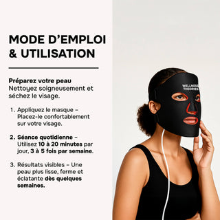LUMINIS – Masque LED Premium pour Éclat & Rides