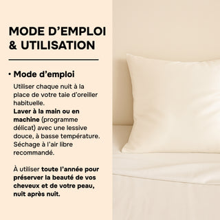 PACK TAIE D’OREILLER EN SOIE 22MM CHAMPAGNE + 4 MASQUES VISAGE BIO-COLLAGEN HYDROBOOST – Anti-Rides, Hydratation Intense, Peau Repulpée & Cheveux Protégés – Soin Beauté & Confort Nocturne