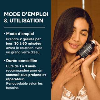 GOOD NIGHT – Sommeil Réparateur – 60 Gélules – Cure de 1 Mois – Made in France