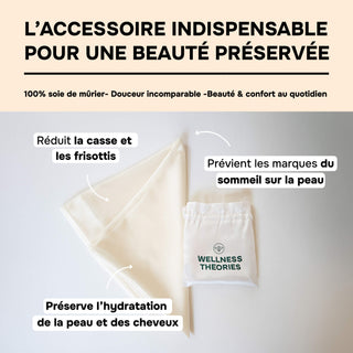 PACK 4 x TAIES D’OREILLER EN SOIE DE MÛRIER 22MM CHAMPAGNE – 100% Naturelle – Anti-Rides, Préserve l’Hydratation & Limite la Casse des Cheveux – Luxe & Confort Nocturne