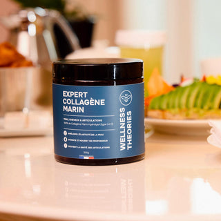 EXPERT COLLAGÈNE MARIN – 100 % Pur, Types I & II – Sans Goût ni Odeur – Haute Absorption – Beauté de la Peau, Cheveux, Ongles & Articulations – Poudre 300 g – Made in France