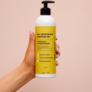BOX  Énergie Super Power – L’Alliance Énergie : Compléments + Aromathérapie + Gel Douche Vivifiant - Booster Pour le Corps et l'Esprit - Made In France
