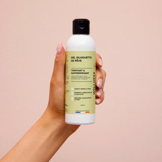 GEL SILHOUETTE DE RÊVE – Gel Minceur 100% Naturel – Lisse, Tonifie & Raffermit – Effet Fraîcheur Immédiat – 200 ml – Made in France