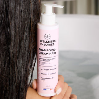 Shampoing DREAM HAIR – Fortifiant & Réparateur – Cheveux Sublimés dès la 1ʳᵉ Utilisation – 99% Naturel – 250 ml – Made in France