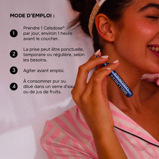GOOD NIGHT – Shot Sommeil Goût Fraise – Plantes Apaisantes (Valériane, Aubépine, Passiflore), L-Tryptophane & Mélatonine – Endormissement Rapide & Nuit Réparatrice – Unidoses Buvables – Made in France
